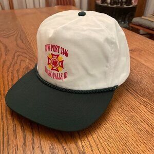 Vintage VGW Post 2146 Idaho Falls, Idaho White/Green Zipper Back Baseball Hat